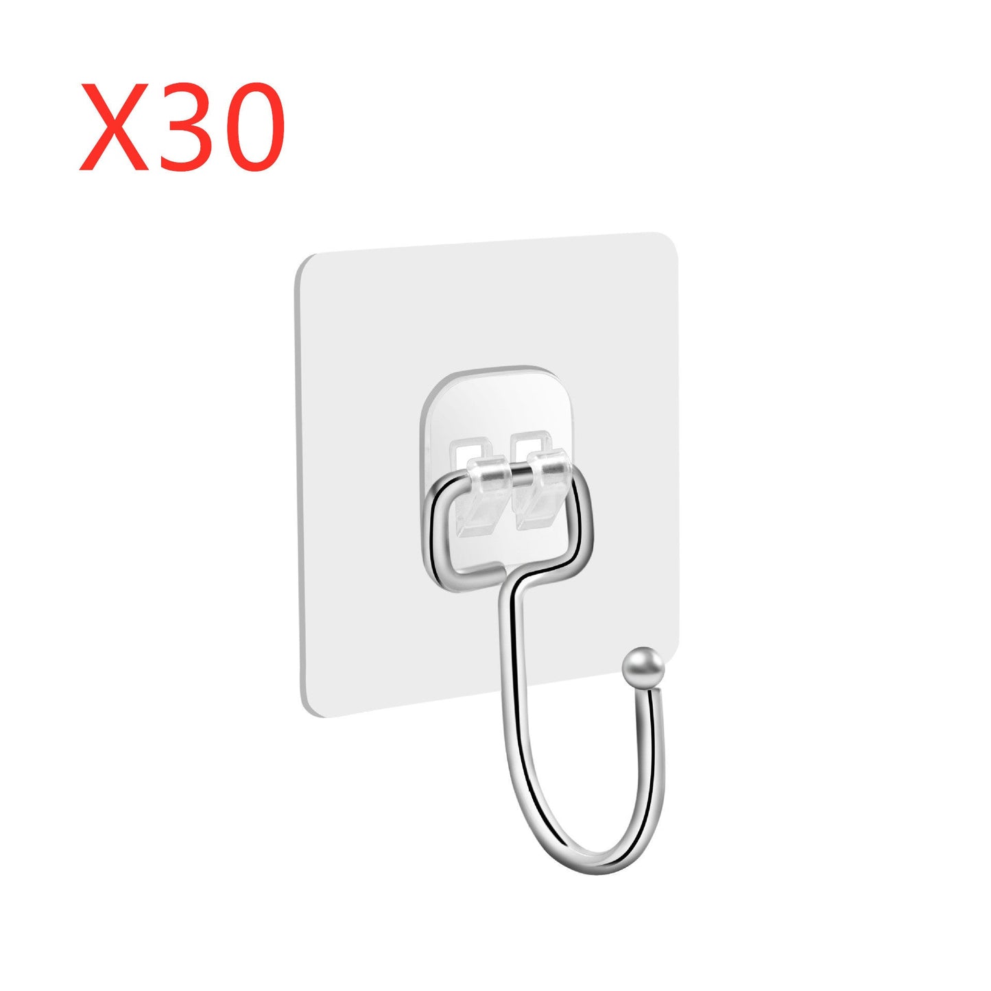 خطافات لاصقة كبيرة لتعليق الملابس، خطافات جدارية شديدة التحمل، خطافات لاصقة ذاتية للمناشف والمعاطف، خطافات شفافة مقاومة للماء للحمام والدش والمطبخ والمفاتيح والأبواب والأماكن الخارجية، خطافات متعددة الاستخدامات لتحسين المنزل، عبوة من 12 قطعة