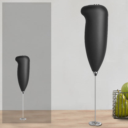 ulay Kitchen Powerful Milk Frother Wand With 2 Duracell Batteries - Ultra Fast Handheld Drink Mixer - Electric Whisk Foam Maker for Coffee, Lattes, Cappuccino, Matcha, Hot Chocolate & Creamer - Black