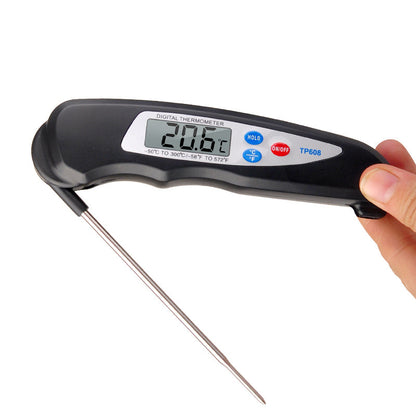 Meat Thermometer Digital, Instant Read Food Thermometer for Cooking Deep Fry BBQ Oven Grill Smoker Roast and Candy Thermometer, Camping & Kitchen Essentials, Gifts for Men Women
