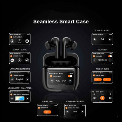 Wireless Noise Reduction Touch Color Screen Bluetooth Headset