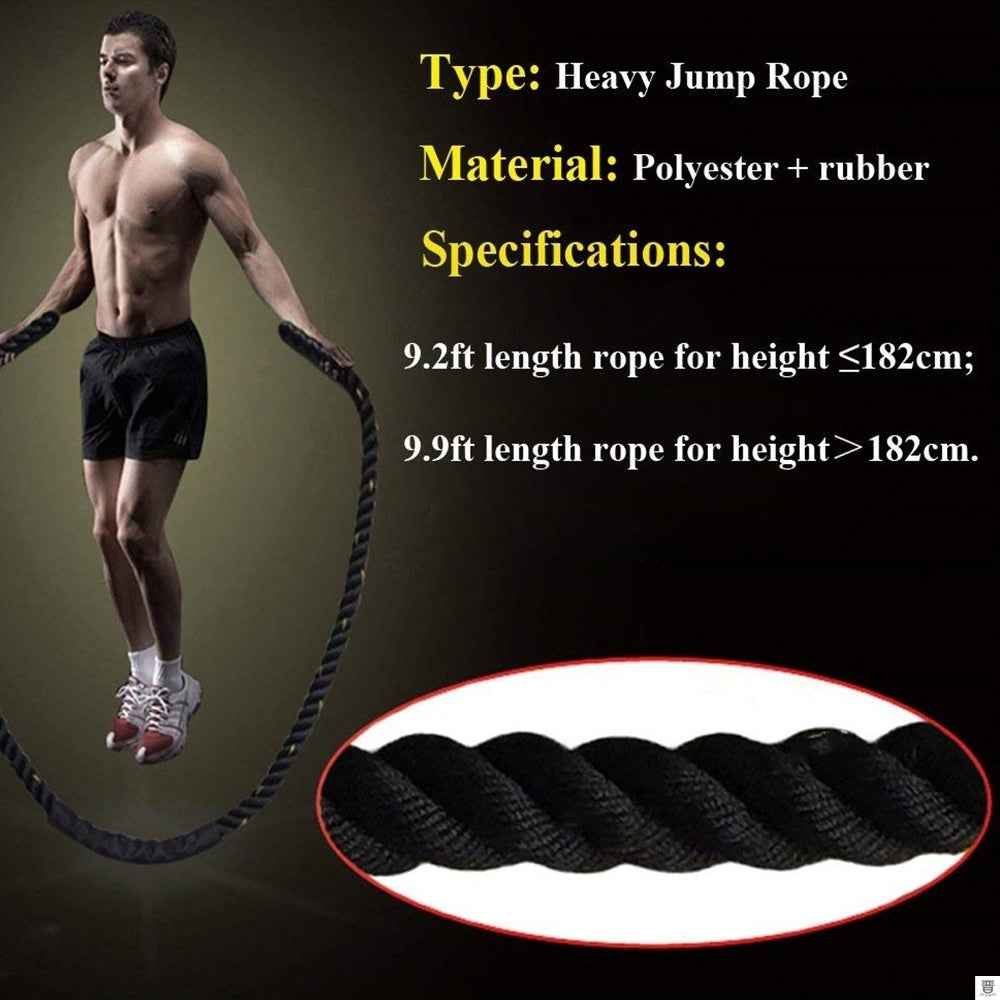 HPYGN Jump Rope, Weighted Jump Rope for Men women, 2.8lb 3.8lb 5lb Heavy Skipping Rope for Exercise, Adult Jumpropes for Home Workout, Improve Strength and Building Muscle,Total Body Workout Equipment
