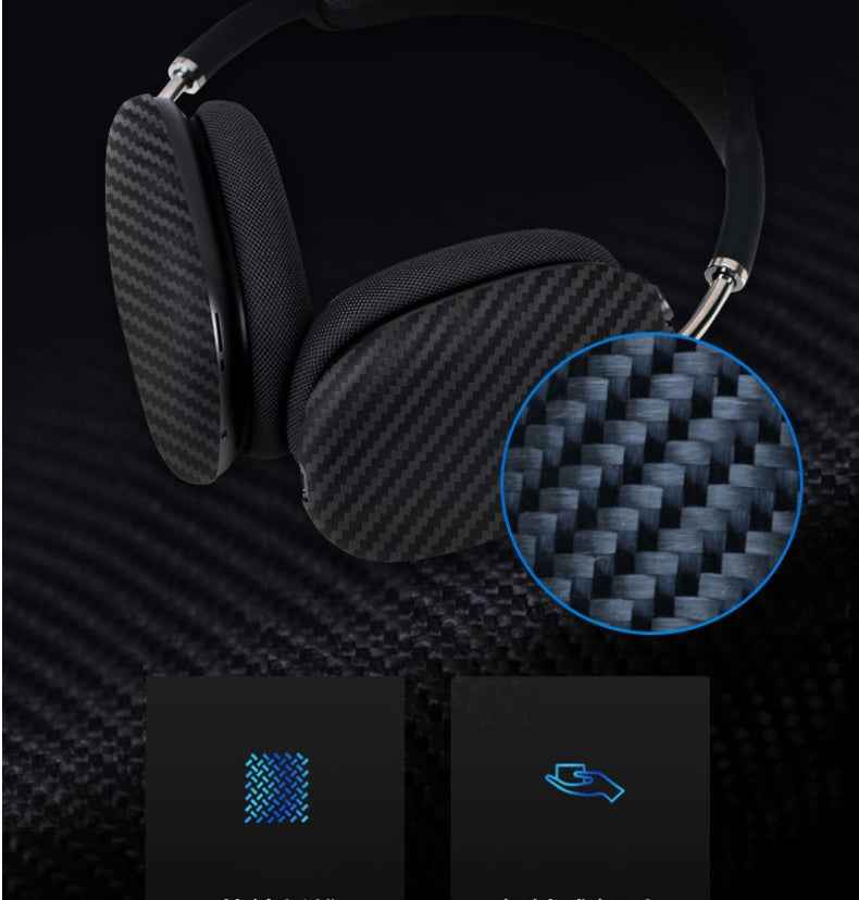 Compatible with Apple, Kevlar Protective Shell Carbon Fiber Earphone Shell