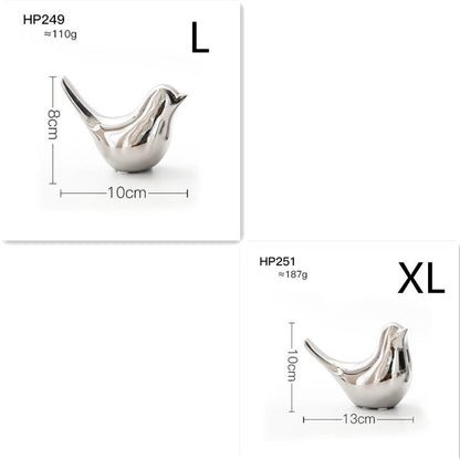 Golden bird soft decorations