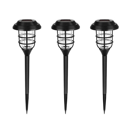 مصابيح شمسية خارجية، عبوة من 12 مصباح LED شمسي مقاوم للماء، مصابيح ممرات شمسية توفر إضاءة لمدة 10 ساعات لحديقتك، ومناظرك الطبيعية، وممراتك، وفنائك، وشرفتك، وممر سيارتك