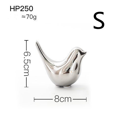 Golden bird soft decorations