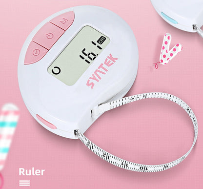 Body Measuring Tape, Smart Tape Measure for Weight Loss, Bluetooth Fitness Equipment with App, Measuring Waist, Hip, Bust, Arms, Muscle Gain, Retractable, 60in /150cm, White