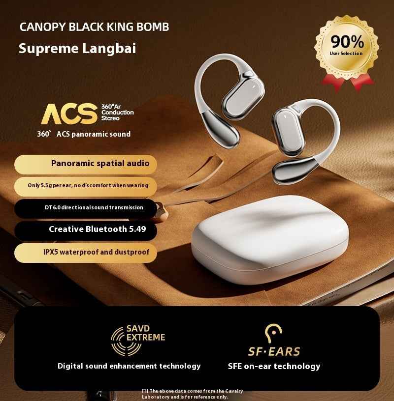 Q11 Ear Hook Ultra-long Life Battery Digital Display Noise-reduction Bluetooth Headset