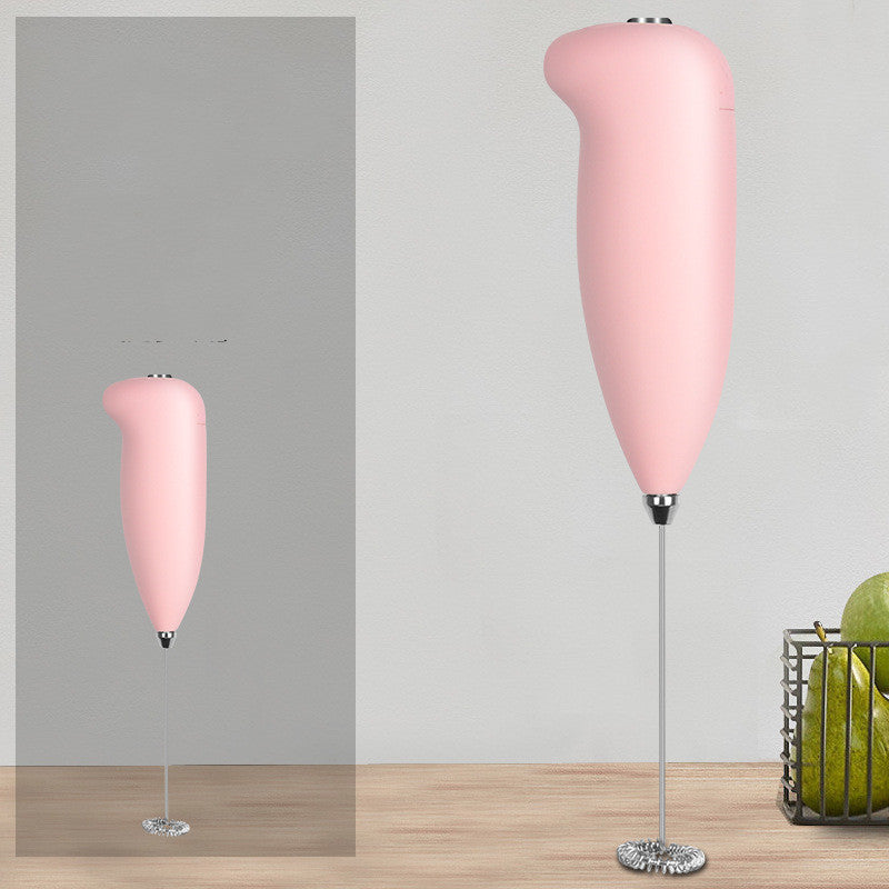 ulay Kitchen Powerful Milk Frother Wand With 2 Duracell Batteries - Ultra Fast Handheld Drink Mixer - Electric Whisk Foam Maker for Coffee, Lattes, Cappuccino, Matcha, Hot Chocolate & Creamer - Black