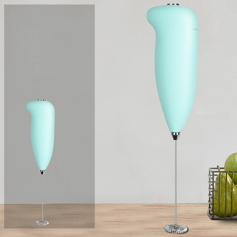 ulay Kitchen Powerful Milk Frother Wand With 2 Duracell Batteries - Ultra Fast Handheld Drink Mixer - Electric Whisk Foam Maker for Coffee, Lattes, Cappuccino, Matcha, Hot Chocolate & Creamer - Black