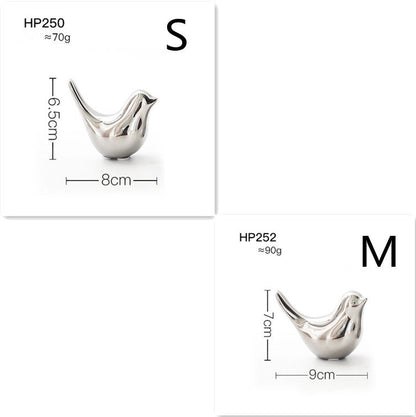 Golden bird soft decorations