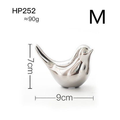 Golden bird soft decorations