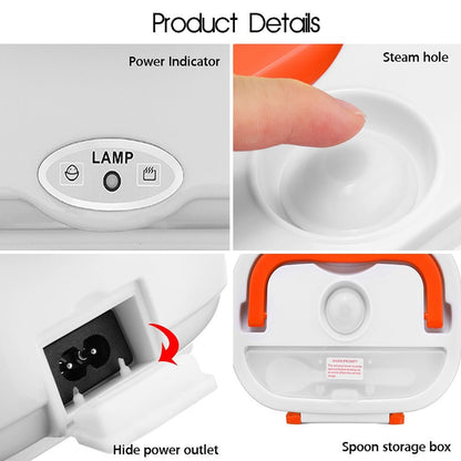 صندوق غداء مزود بسخان كهربائي محمول 