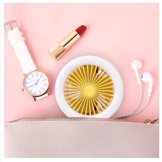 مروحة كهربائية قابلة لإعادة الشحن 