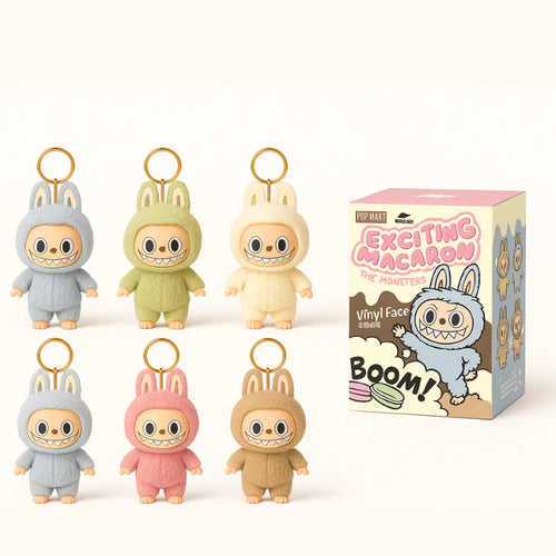 Labubu - سلسلة مفاتيح بشكل وحشي كرتوني ( Random Colours )