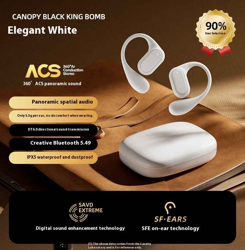 Q11 Ear Hook Ultra-long Life Battery Digital Display Noise-reduction Bluetooth Headset