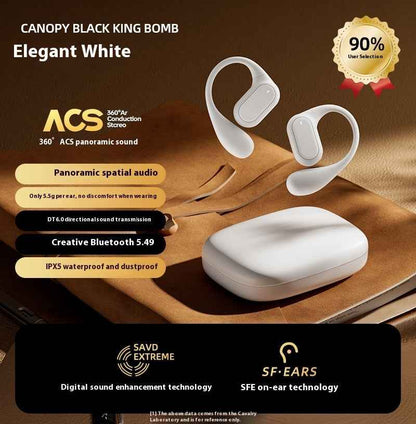 Q11 Ear Hook Ultra-long Life Battery Digital Display Noise-reduction Bluetooth Headset