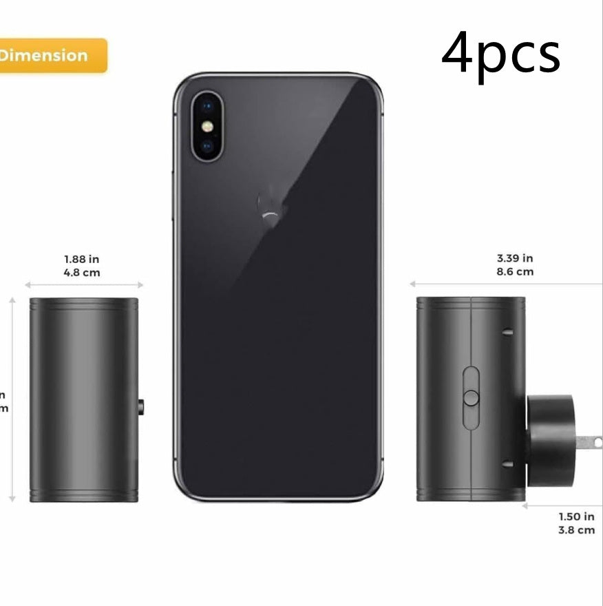 L LOHAS LED Night Light Plug in, Modern Night Lights Plug into Wall, Dusk to Dawn Sensor, Soft White 3000K, 0-100LM Adjustable Brightness, Dimmable Night Lights for Hallway Bedroom Stairway, 2 Pack