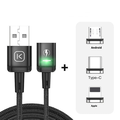 New Aluminum Alloy Data Line 3A 3-in-1 Magnetic Absorption Data Line